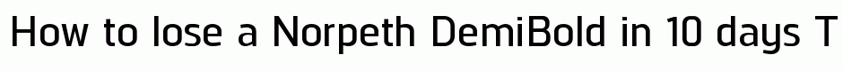 Norpeth DemiBold