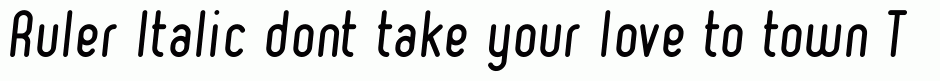 Ruler Italic