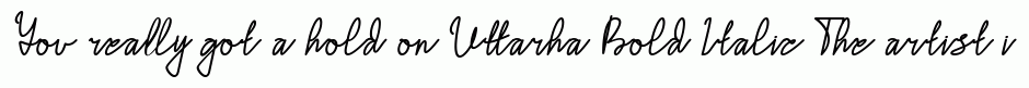 Uttarha Bold Italic