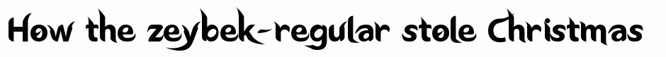 zeybek-regular