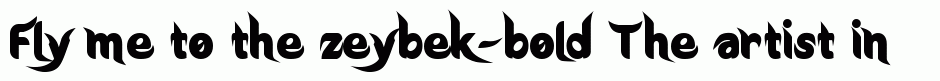 zeybek-bold