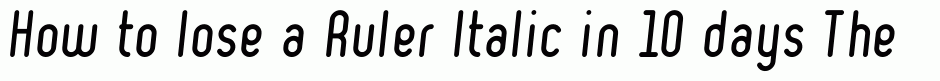 Ruler Italic