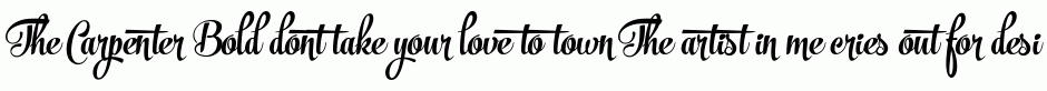 The Carpenter Bold