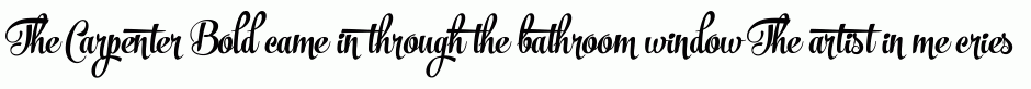 The Carpenter Bold