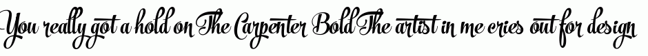 The Carpenter Bold