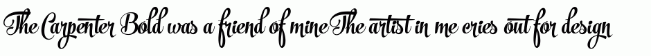 The Carpenter Bold