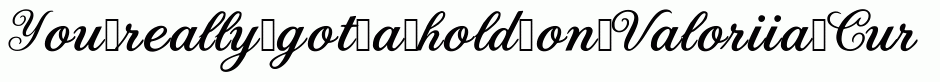 Valoriia Cursive