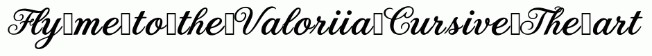 Valoriia Cursive