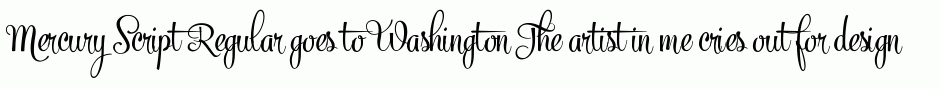 Mercury Script Regular