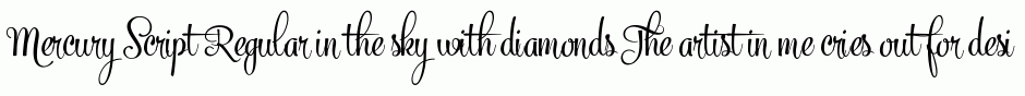 Mercury Script Regular