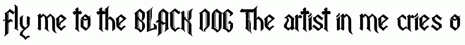 BLACK DOG