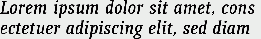 Quiroga Serif DemiBold Italic