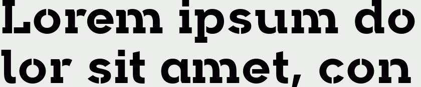 Arkibal Serif Stencil Bold