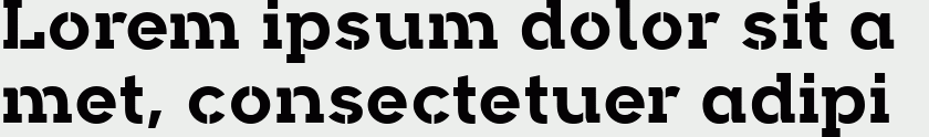 Arkibal Serif Stencil Bold