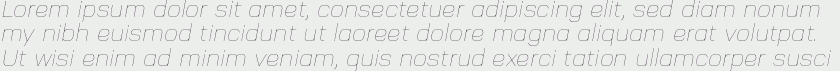 Nuber UltraLight Italic