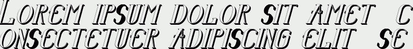 Senandung Malam Italic Bold 3D