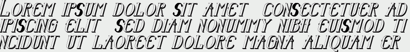 Senandung Malam Italic Bold 3D