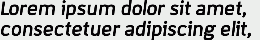 Korpo Sans bold italic