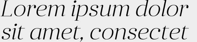 Anglecia Pro Display ExtraLight Italic