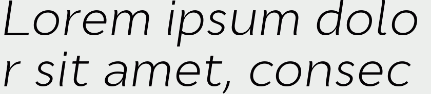 Cyntho Pro Light Italic