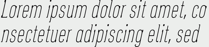 Oasaqueña Tall Italic