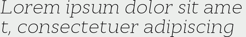 Cyntho Slab Pro ExtraLight Italic