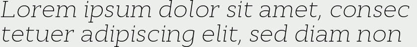 Cyntho Slab Pro ExtraLight Italic