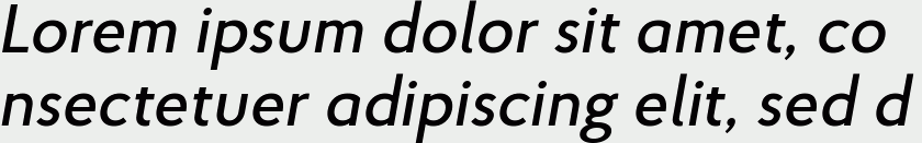 Proba Pro Medium Italic