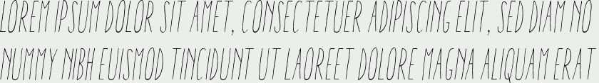 Aracne Ultra Condensed Light Italic