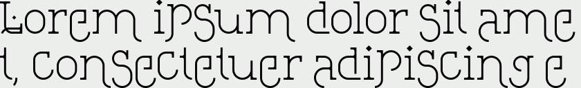 Loopita complex font