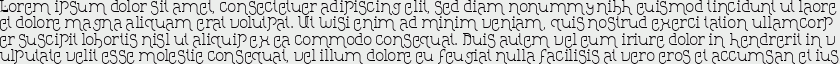 Loopita complex font