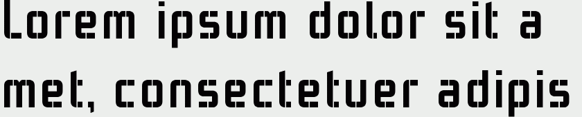 Superbix Rounded Bold Stencil