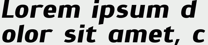 Prox bold italic