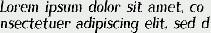 Sonten Deboss-Italic