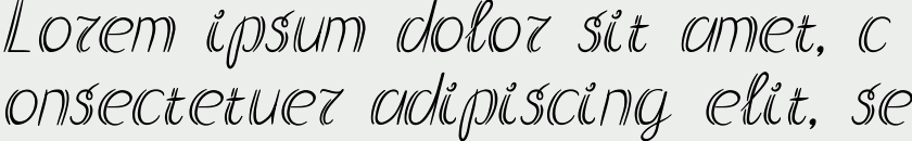 Double italic