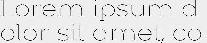 Arkibal Serif Stencil Thin