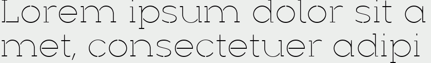 Arkibal Serif Stencil Thin