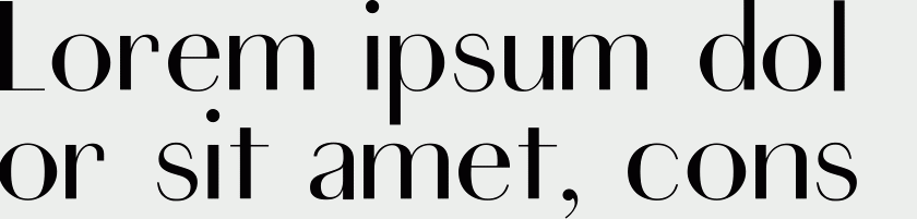 Sans Serif Didot