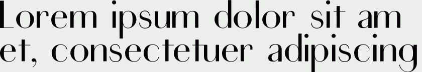 Sans Serif Didot