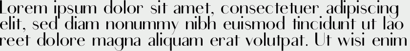 Sans Serif Didot