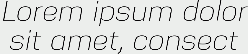 Nuber Light Italic