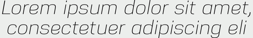 Nuber Light Italic