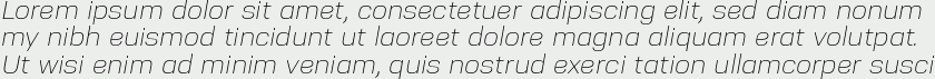 Nuber Light Italic