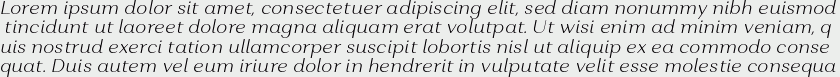 Alethia Pro ExtraLight Italic