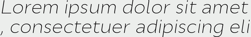 Cyntho Pro ExtraLight Italic