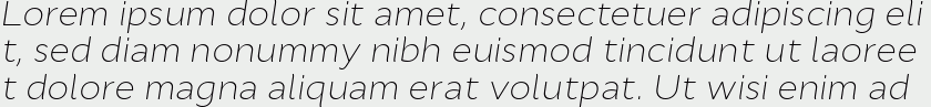 Cyntho Pro ExtraLight Italic