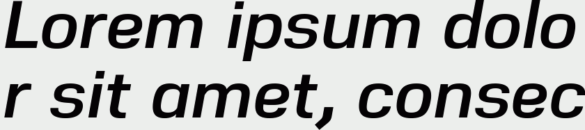 Nuber Bold Italic