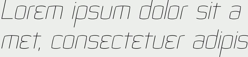 Quam thin italic