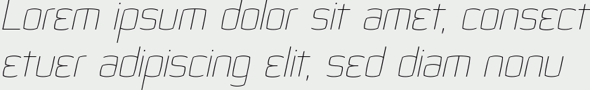 Quam thin italic