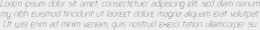 Quam thin italic